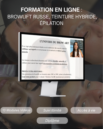 Deviens une Brow Artist à Succès - Formation 5 en 1
