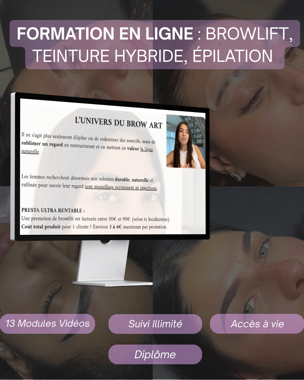 Deviens une Brow Artist à Succès - Formation 5 en 1