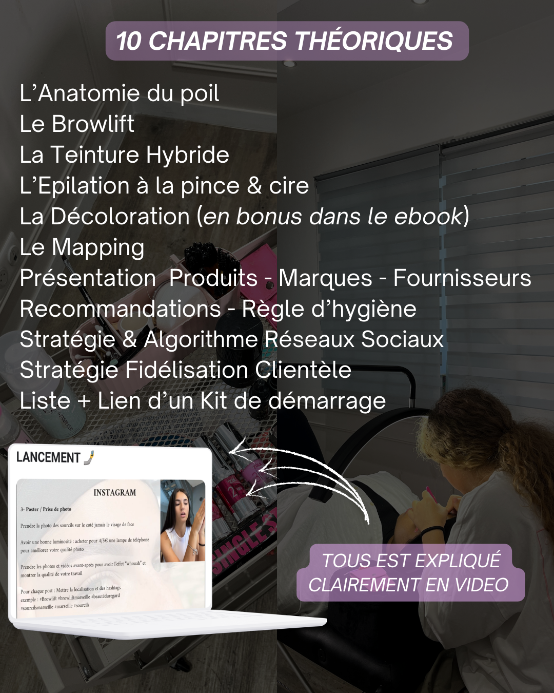 Deviens une Brow Artist à Succès - Formation 5 en 1