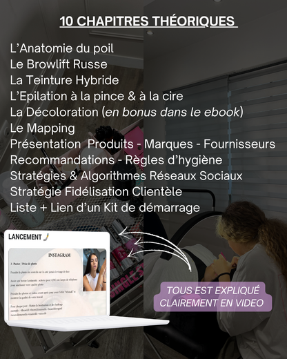 Deviens une Brow Artist à Succès - Formation 5 en 1