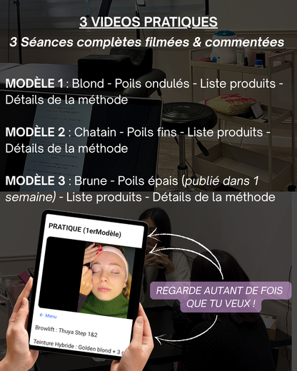 Deviens une Brow Artist à Succès - Formation 5 en 1