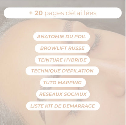 Ebook Complet - Devenir Brow Artist